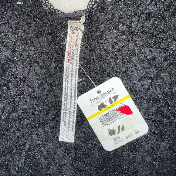 NWT Free People Mason Black Lace Bodysuit - Picture 10 of 12